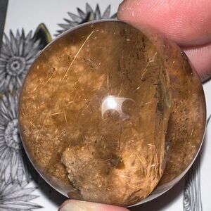 Rutile Garden Quartz  Crystal Sphere